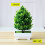 Artificial Plants Bonsai Small Tree Simulation Pot Plants Fake Flowers Table Potted Ornaments Home Decoration Hotel Garden Decor